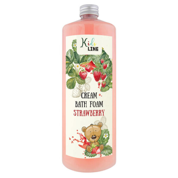 Bath foam for children 1000 ml - strawberry