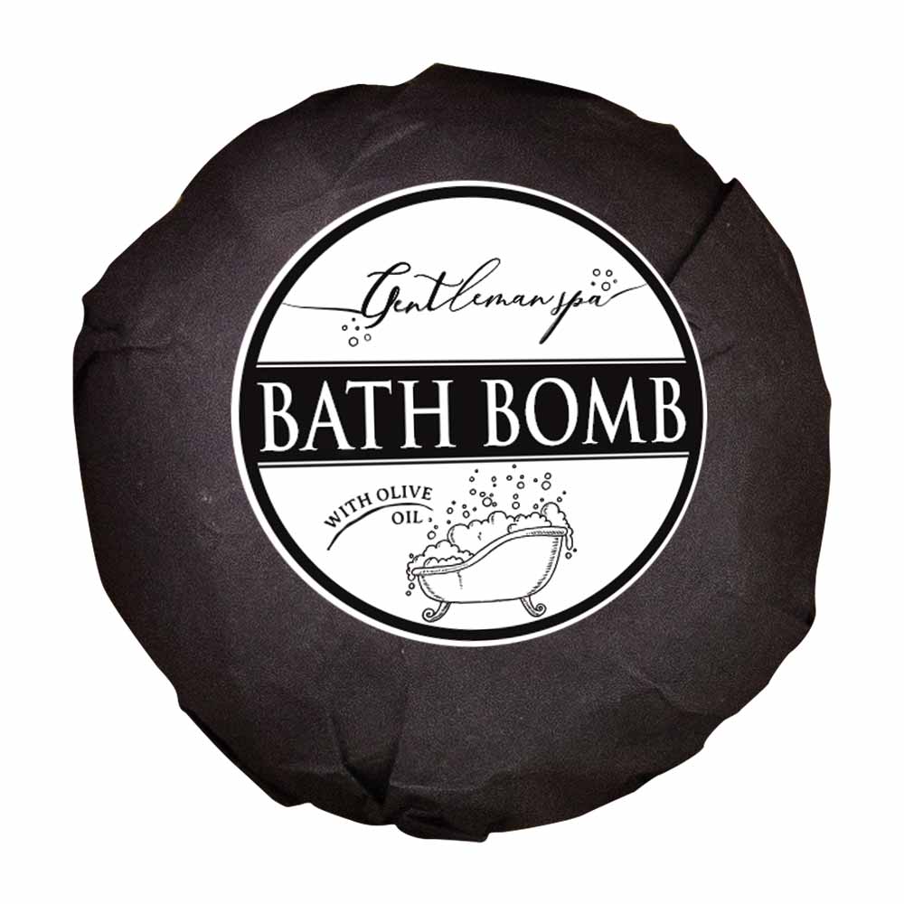 Foaming and sparkling bath bomb for men 110 g