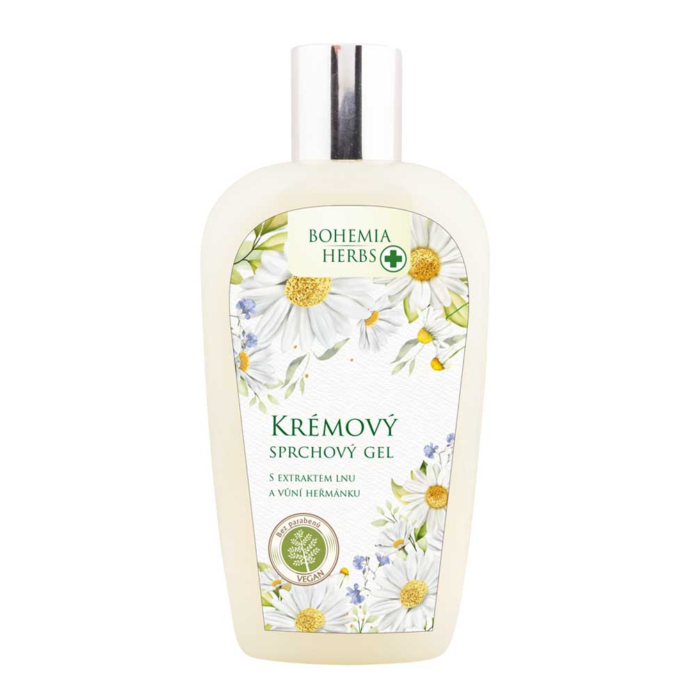 Shower gel with chamomile fragrance