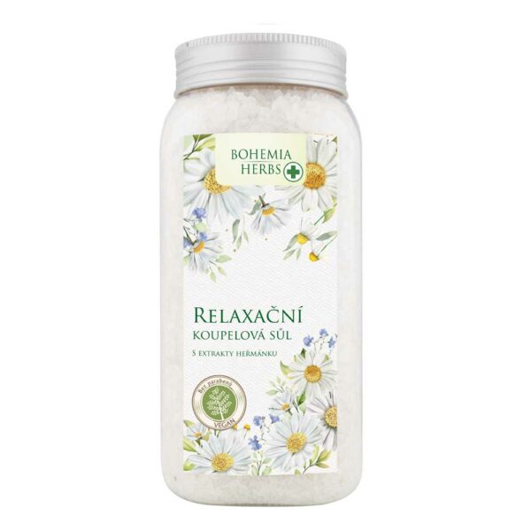 Relaxing bath salt with chamomile extract 900 g
