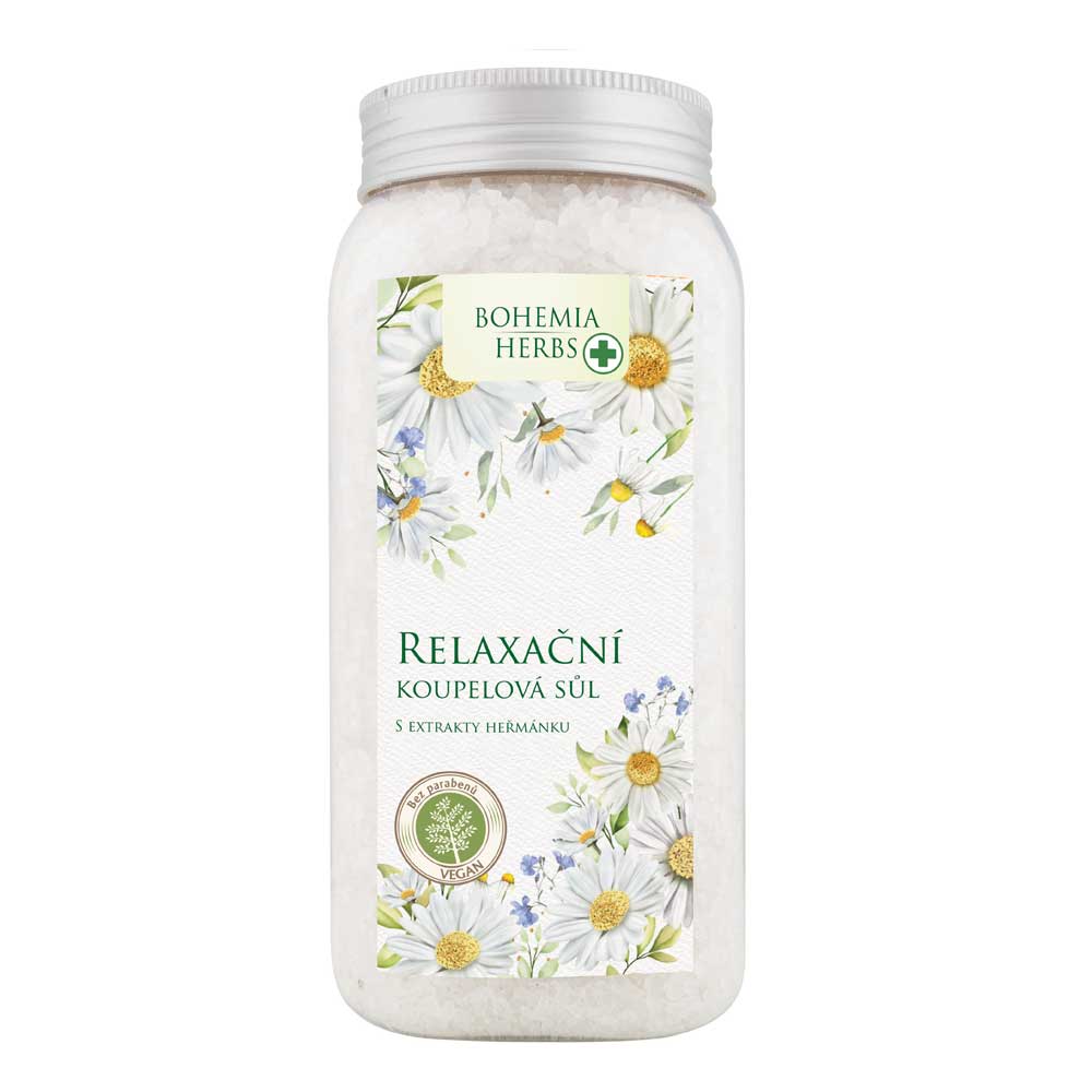 Relaxing bath salt with chamomile extract 900 g