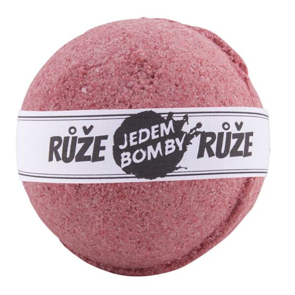 Foaming and sparkling bath bomb rose and rosehip 110 g