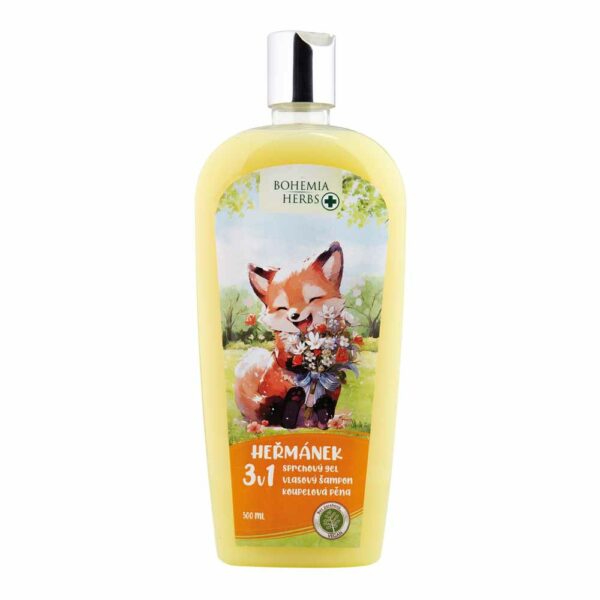 3in1 baby shower gel, shampoo and bath foam with chamomile scent 500 ml