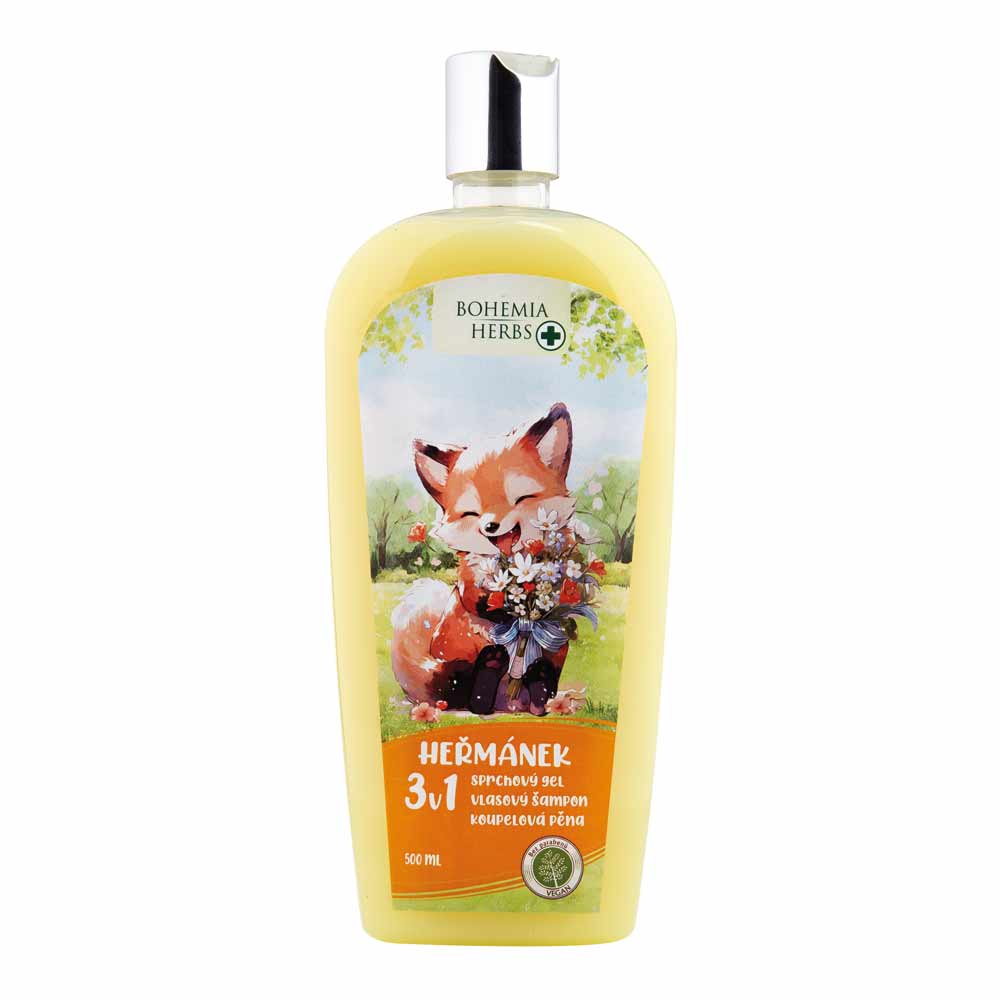 3in1 baby shower gel, shampoo and bath foam with chamomile scent 500 ml